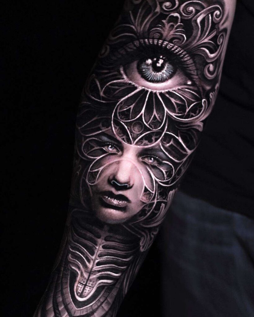 Black And Grey Tattoo 212