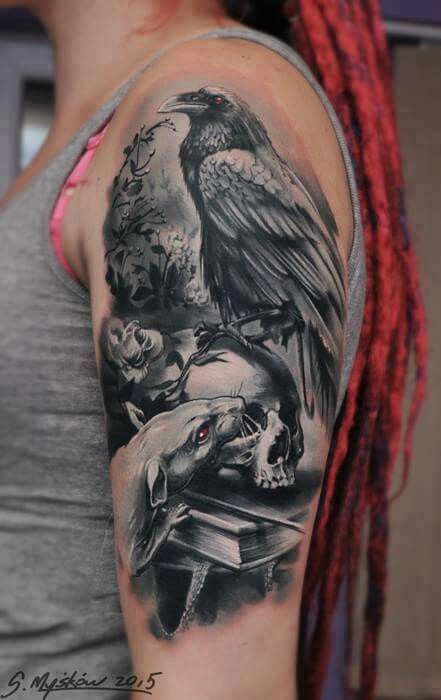 Black And Grey Tattoo 64