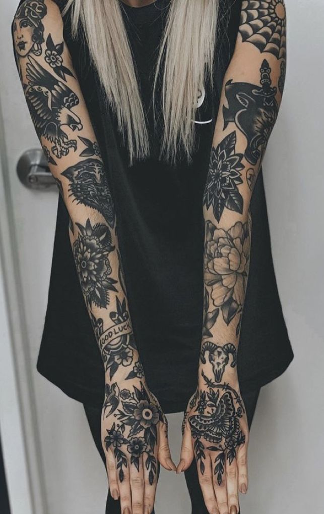 Black And Grey Tattoo 93