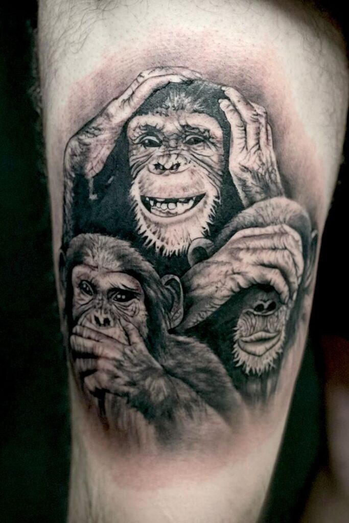 Monkey Tattoo 1
