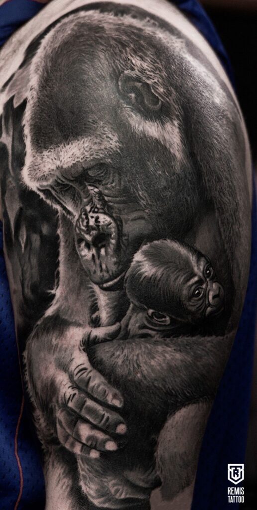 Monkey Tattoo 122