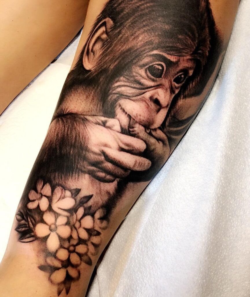 Monkey Tattoo 13