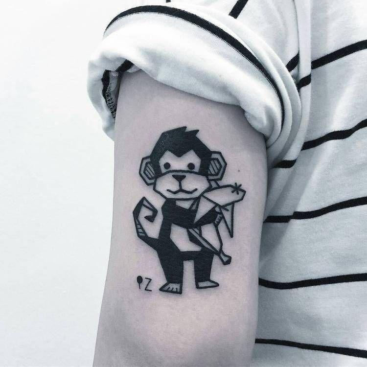 Monkey Tattoo 137