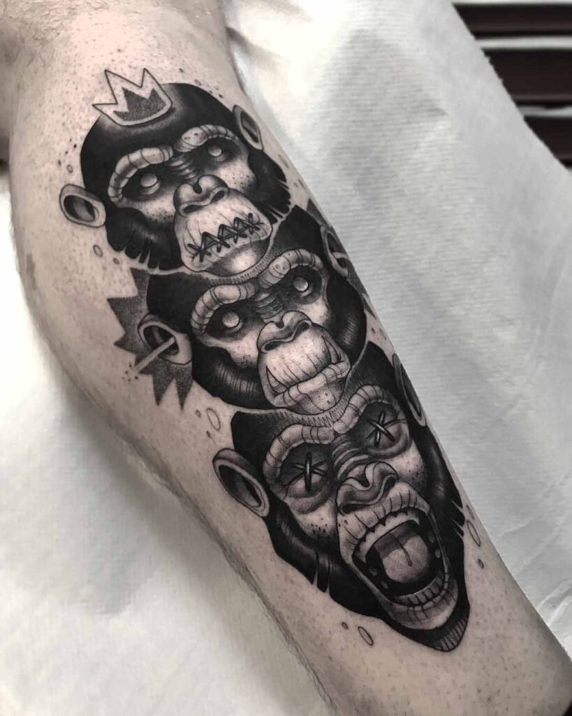 Monkey Tattoo 142
