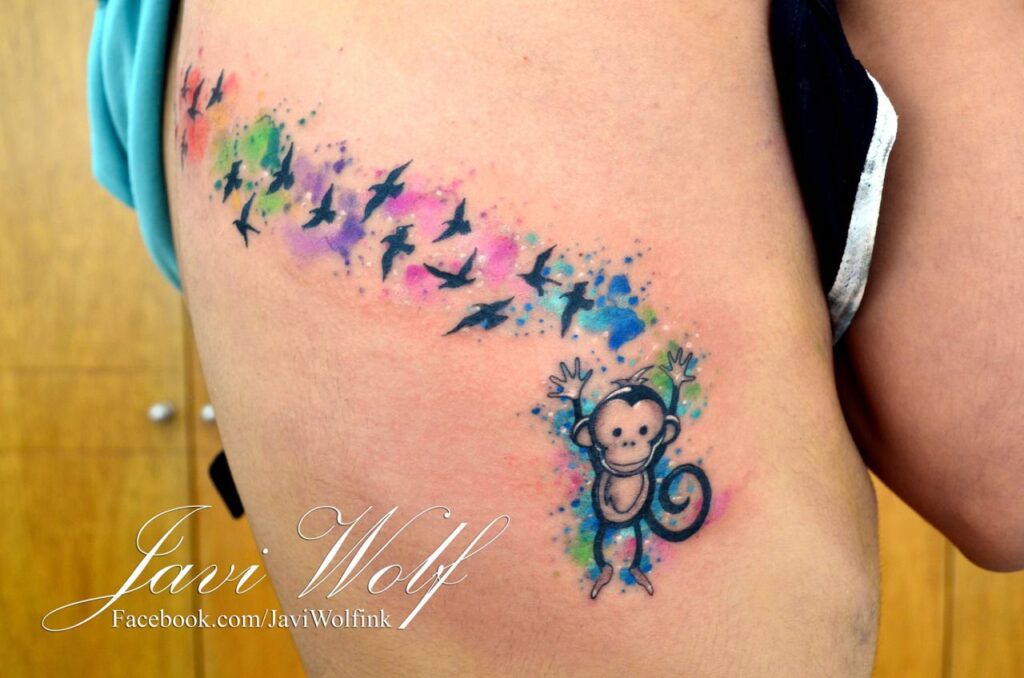 Monkey Tattoo 148