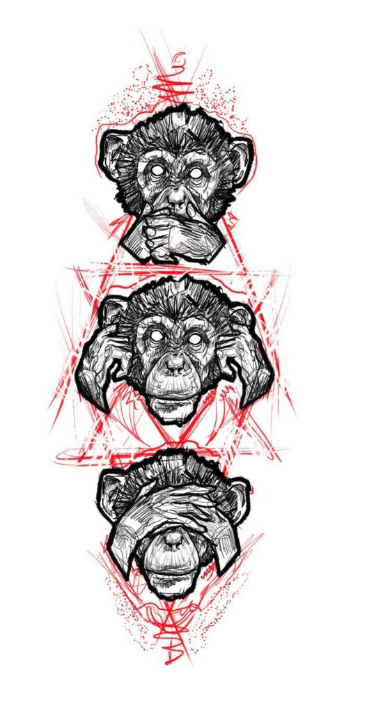 Monkey Tattoo 158