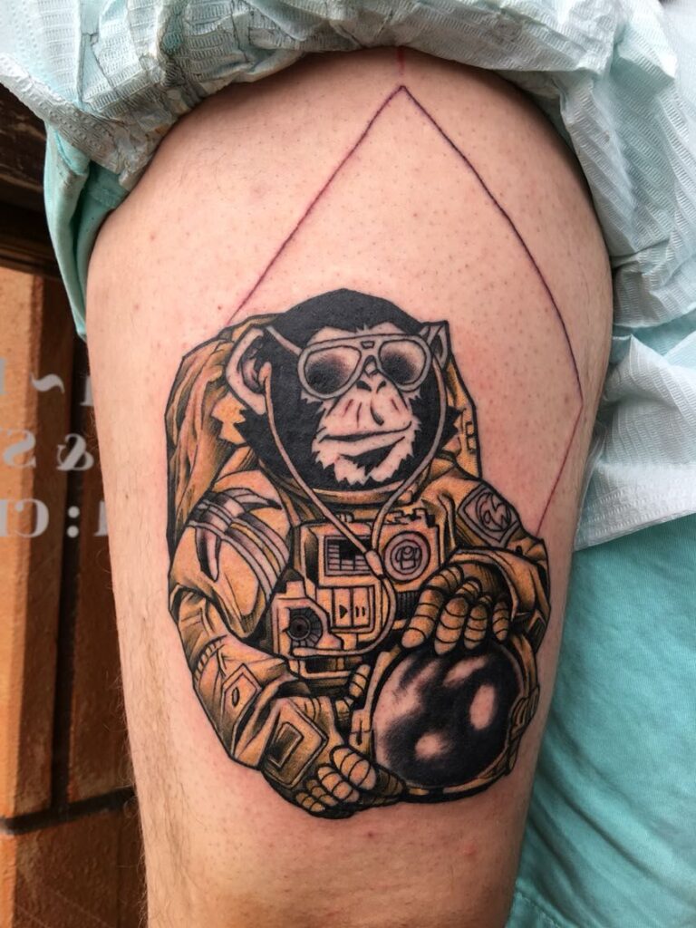 Monkey Tattoo 166