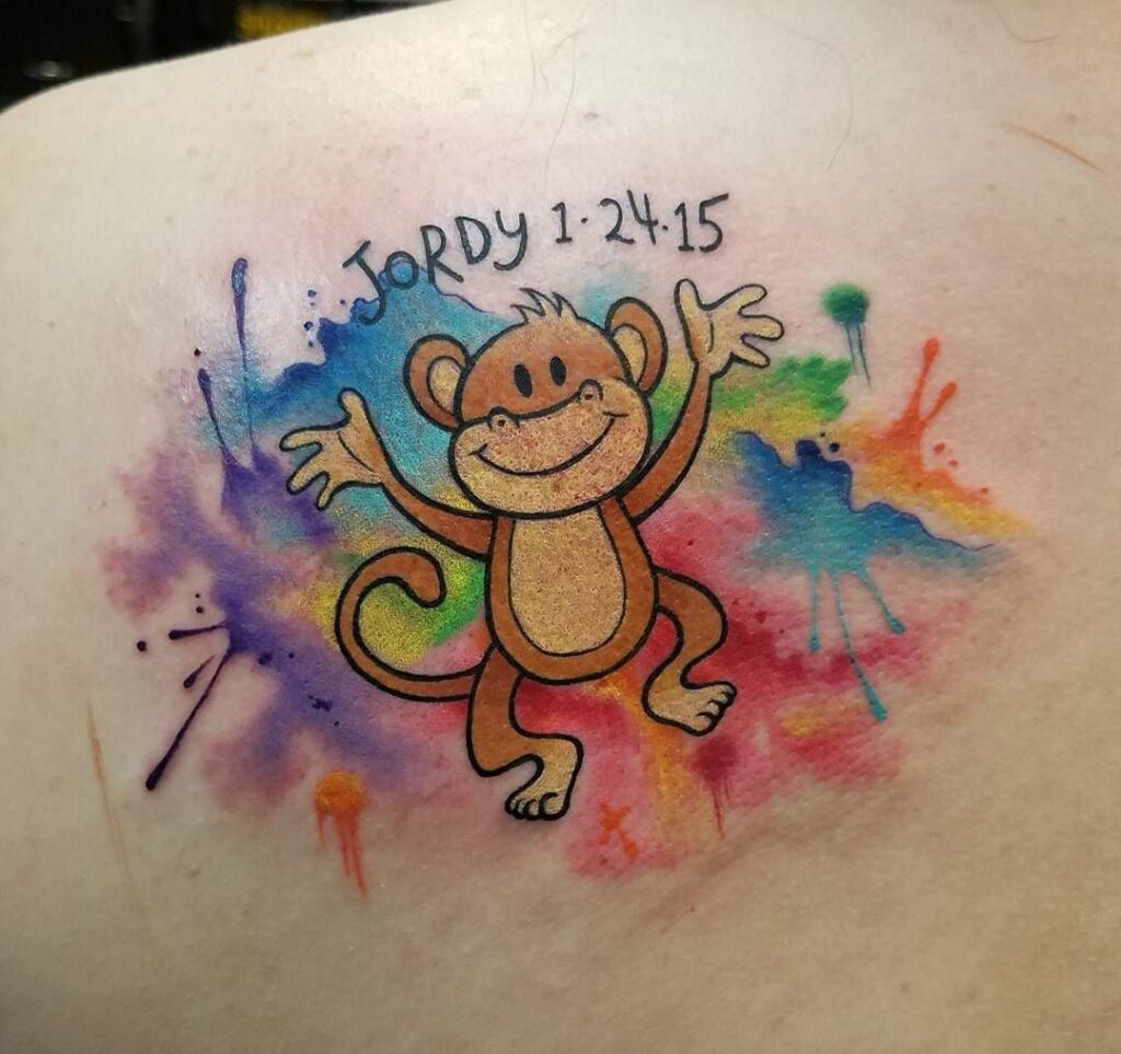 Monkey Tattoo 175