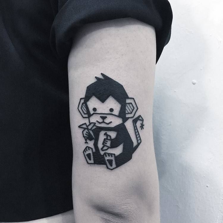 Monkey Tattoo 183