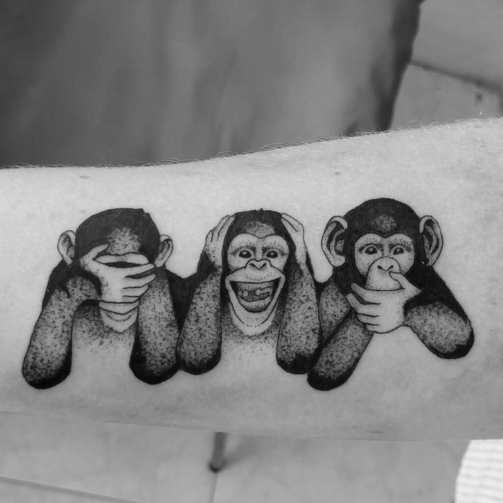 Monkey Tattoo 188