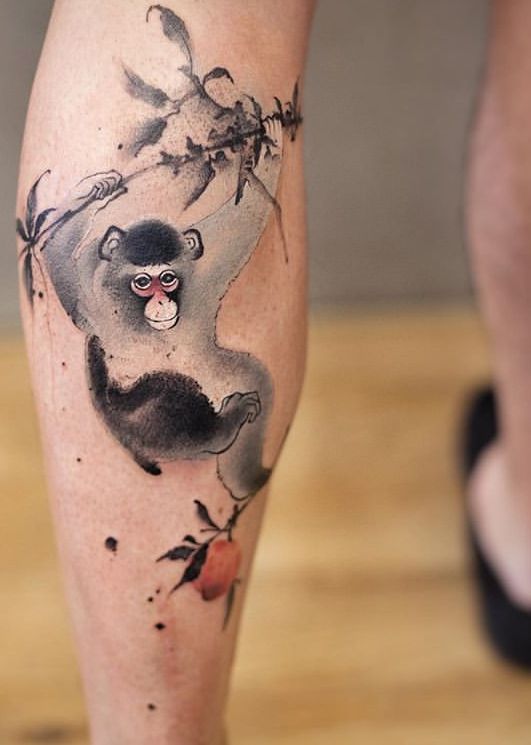 Toplist+ Amazing Monkey Tattoo Designs (2023) 1156 Monkey Tattoo 189