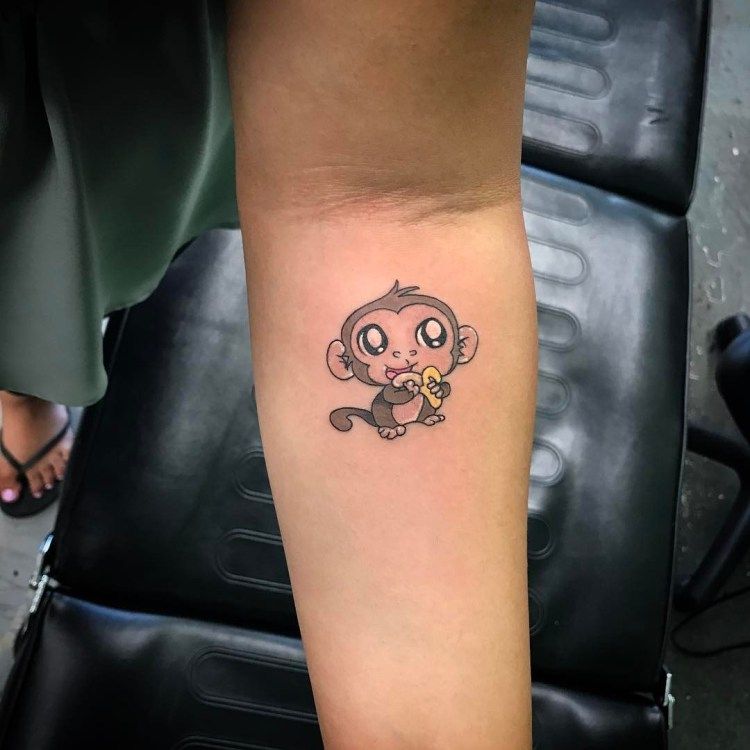 Monkey Tattoo 196
