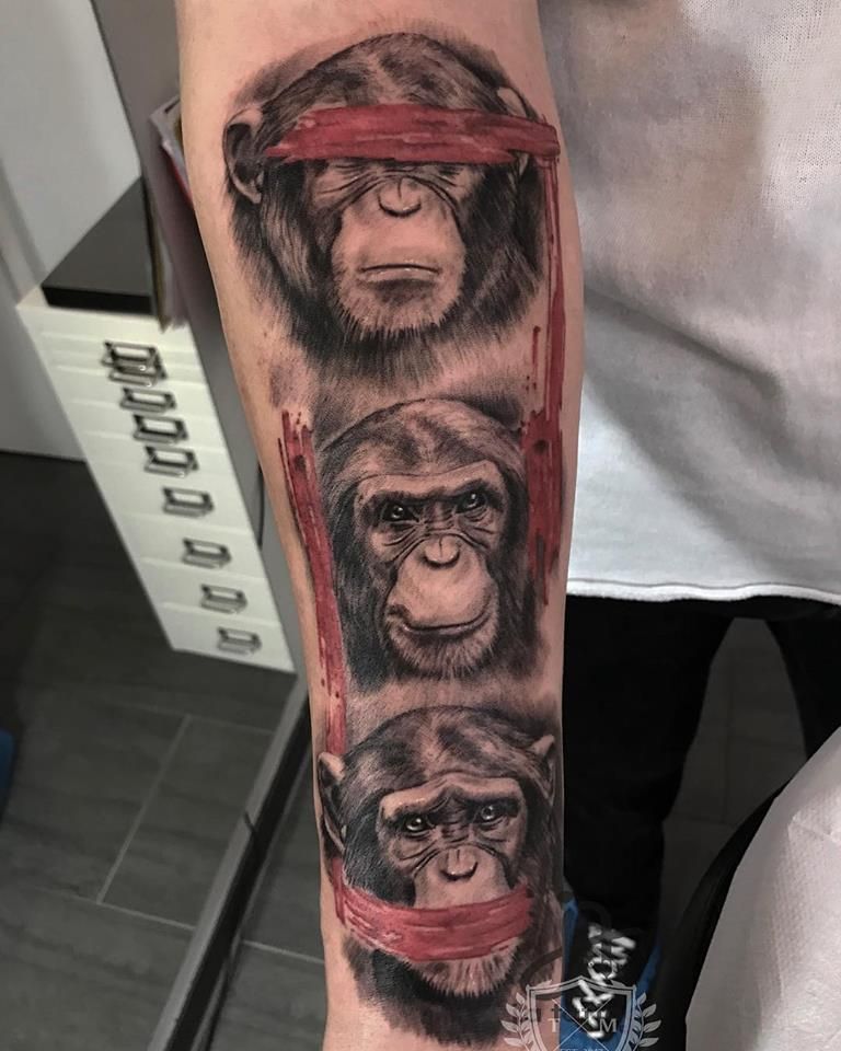Monkey Tattoo 198