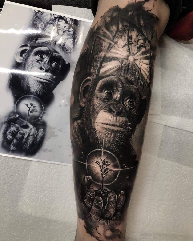 Toplist+ Amazing Monkey Tattoo Designs (2023) 1167 Monkey Tattoo 200