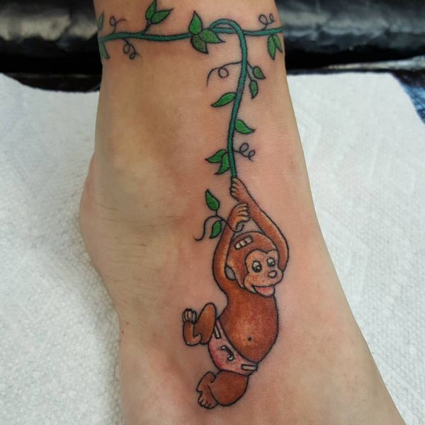 Monkey Tattoo 210