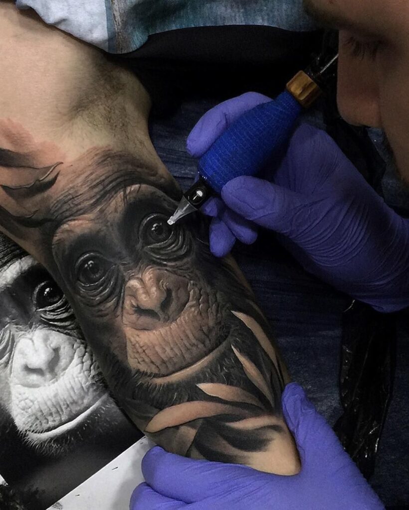 Monkey Tattoo 23