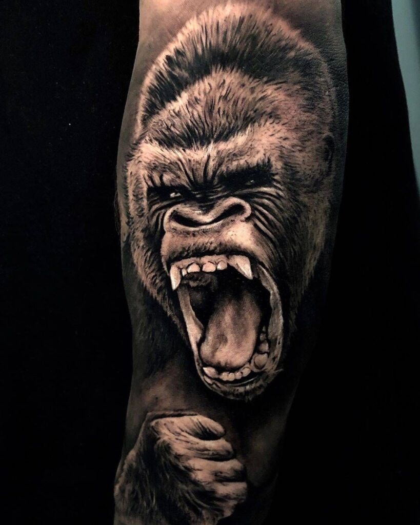Monkey Tattoo 45