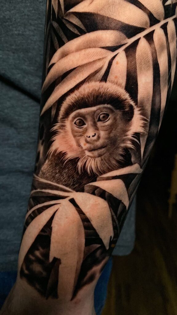 Monkey Tattoo 56
