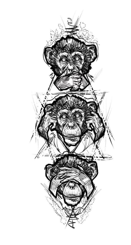 Monkey Tattoo 57