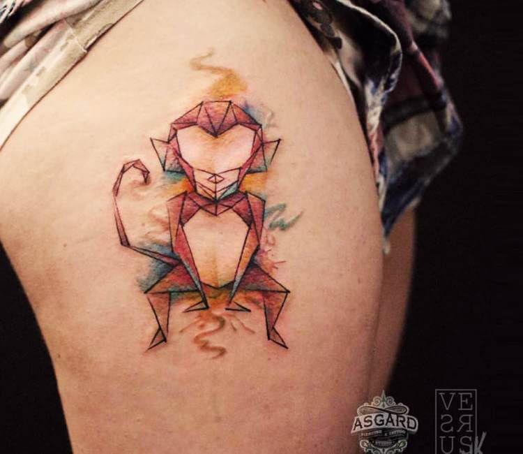 Toplist+ Amazing Monkey Tattoo Designs (2023) 1038 Monkey Tattoo 71