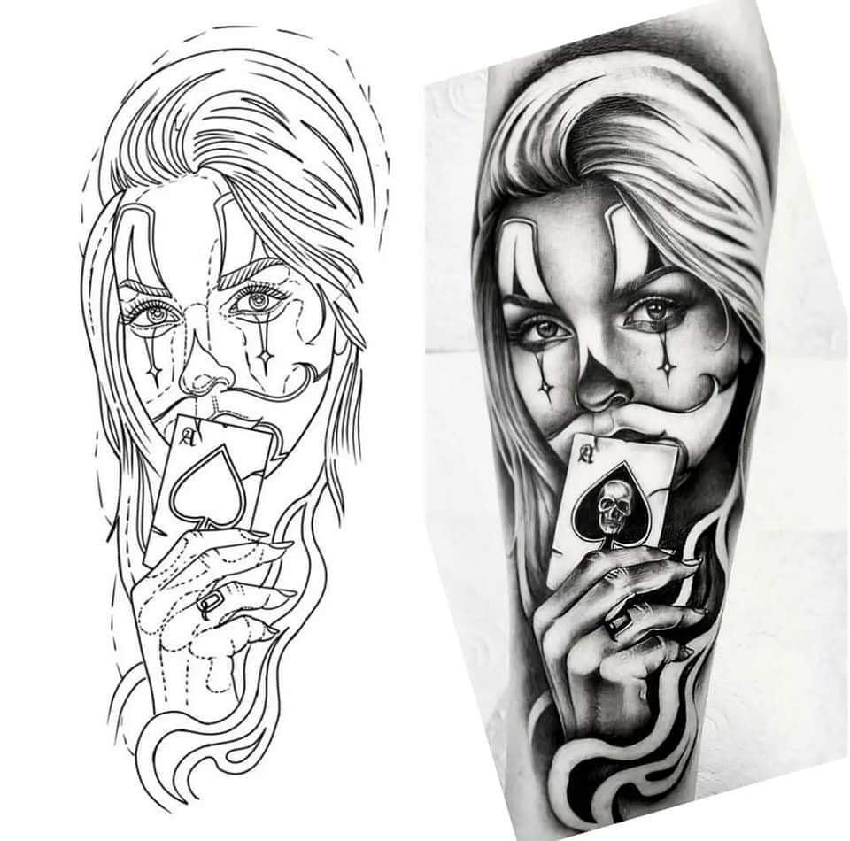 Outline Tattoos 18