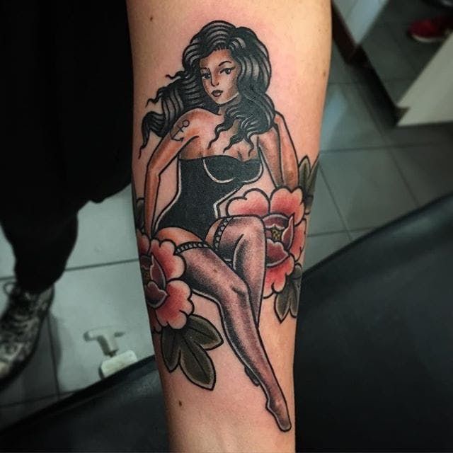 Pin Up Girl Tattoos 10