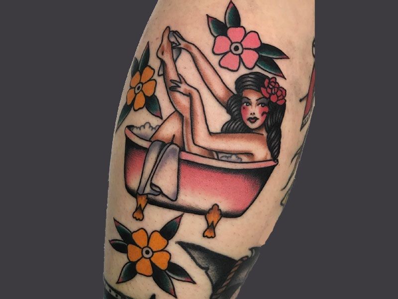 Pin Up Girl Tattoos 103