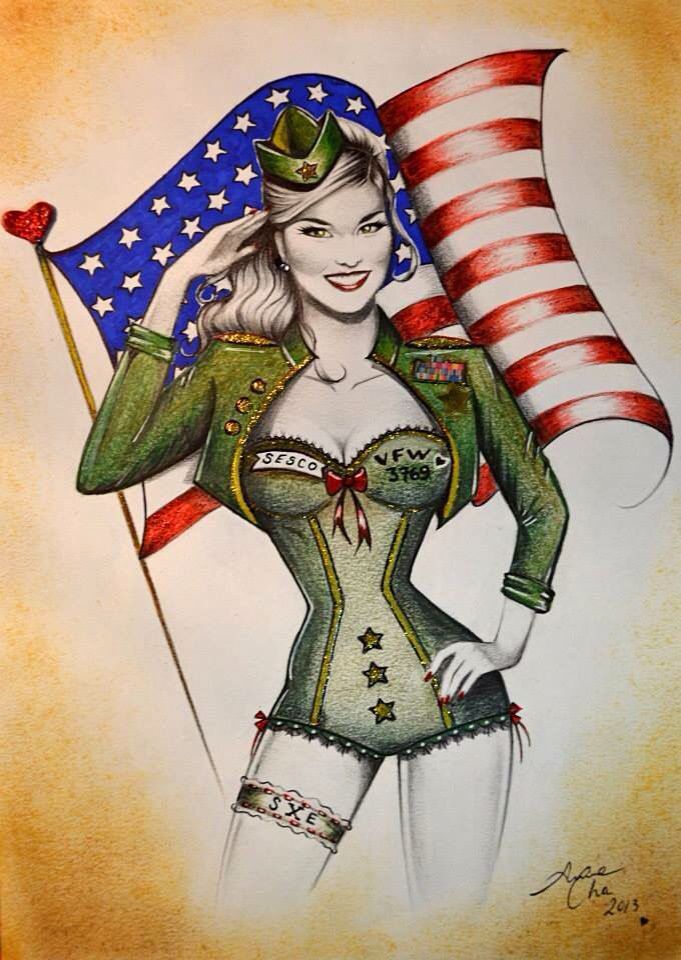 Pin Up Girl Tattoos 104