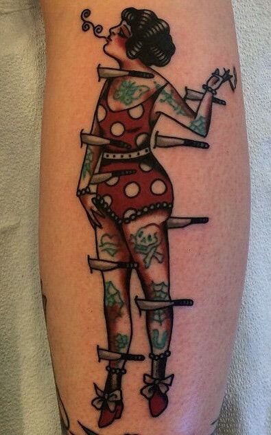 Pin Up Girl Tattoos 106