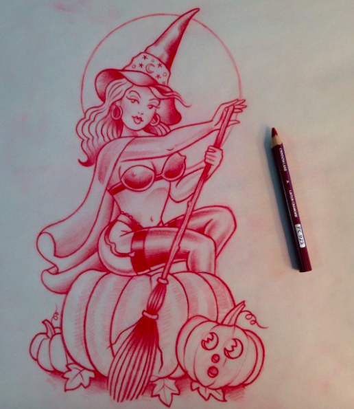 Pin Up Girl Tattoos 11