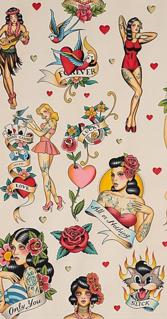 Pin Up Girl Tattoos 117