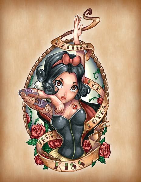 Pin Up Girl Tattoos 124
