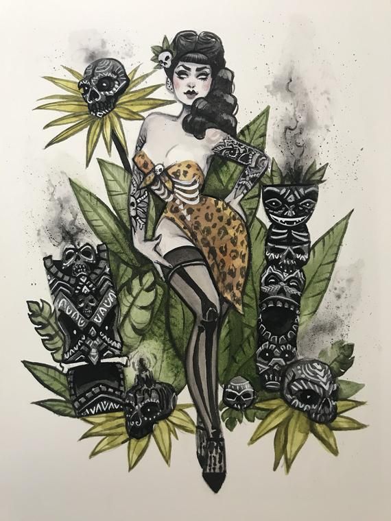 Pin Up Girl Tattoos 126