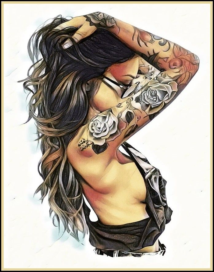 Pin Up Girl Tattoos 127