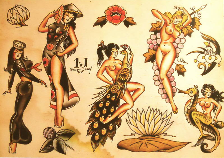 Pin Up Girl Tattoos 13