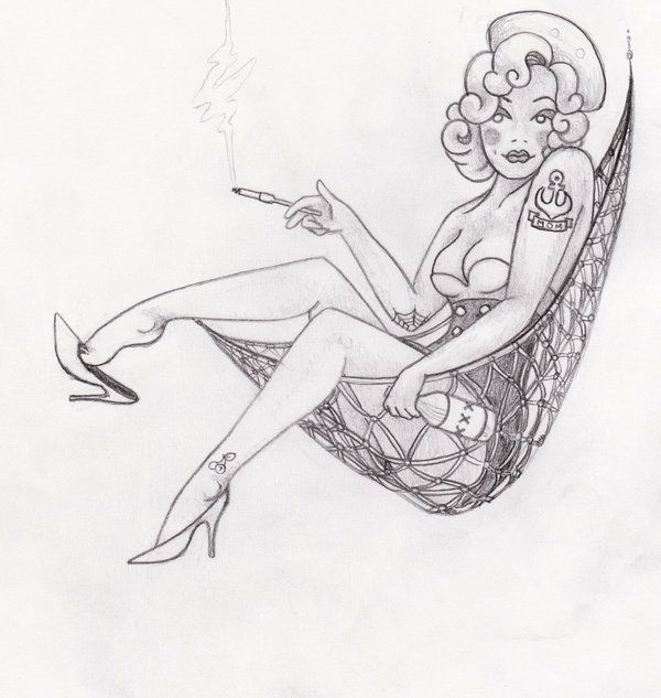 Pin Up Girl Tattoos 131