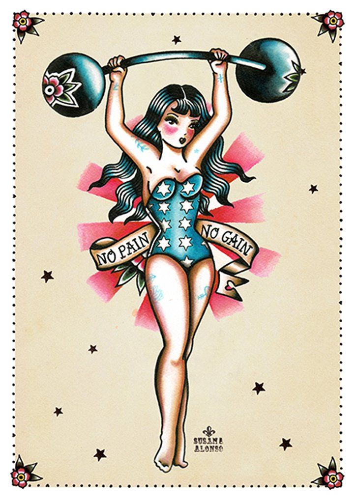 Pin Up Girl Tattoos 134