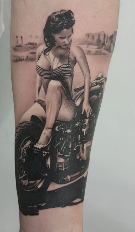 Pin Up Girl Tattoos 14
