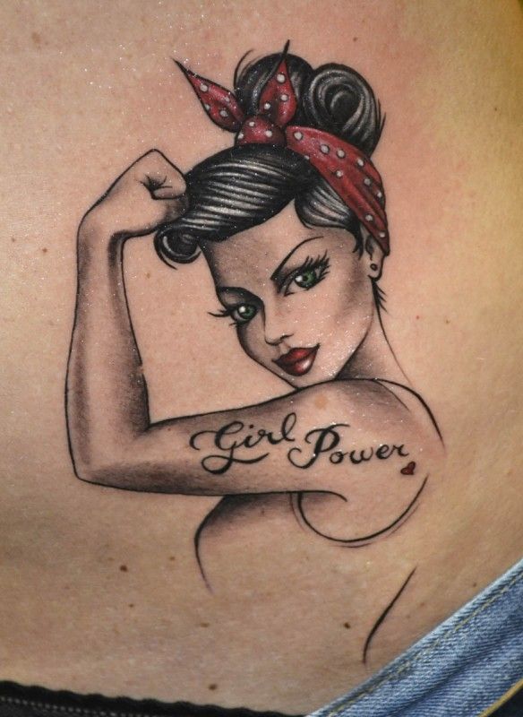 Pin Up Girl Tattoos 143