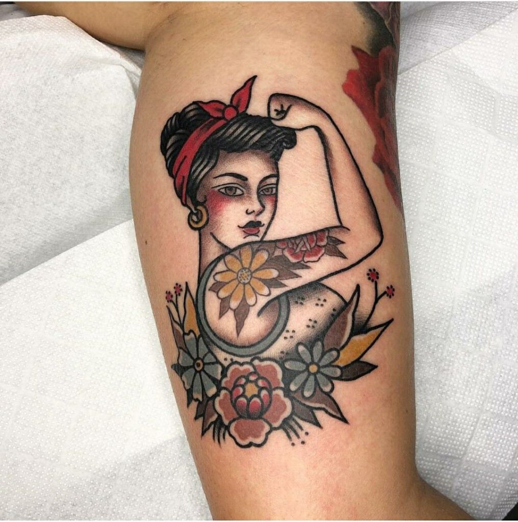 Pin Up Girl Tattoos 154