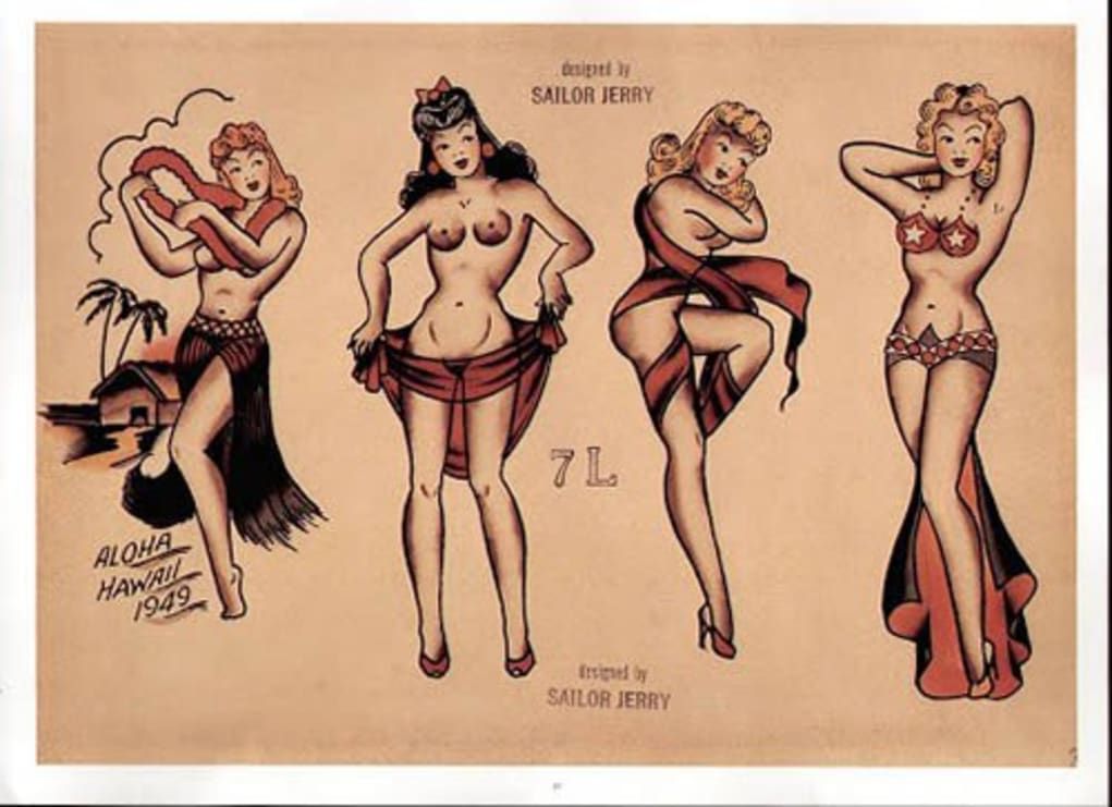 Pin Up Girl Tattoos 158