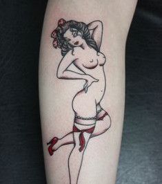 Pin Up Girl Tattoos 163