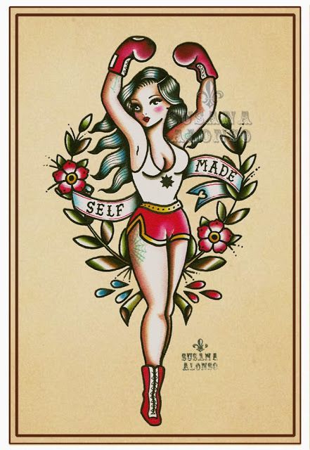 Pin Up Girl Tattoos 171