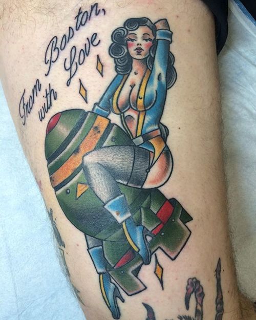 Pin Up Girl Tattoos 172