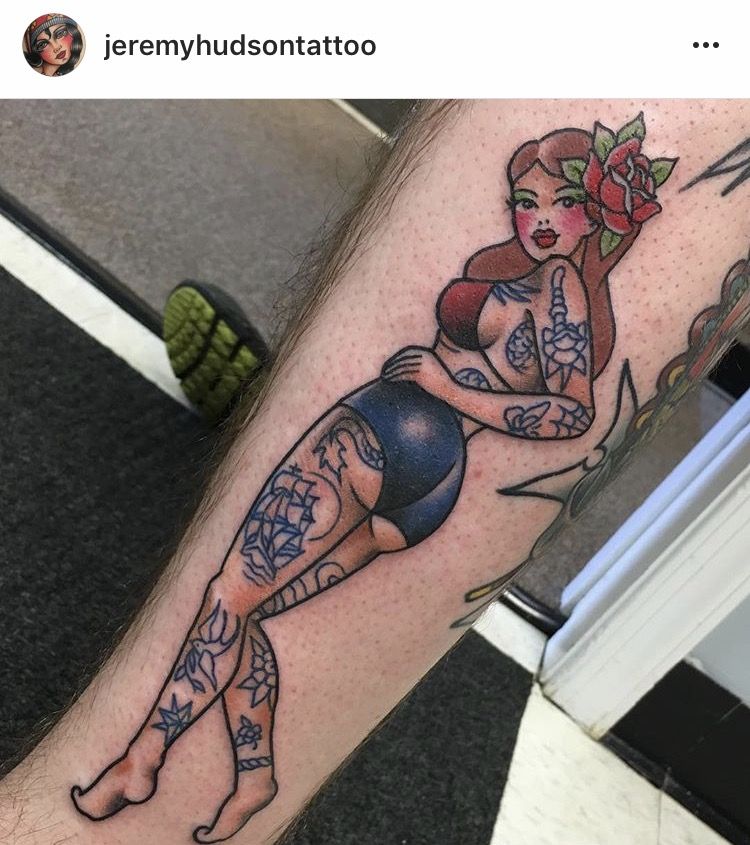 Pin Up Girl Tattoos 176