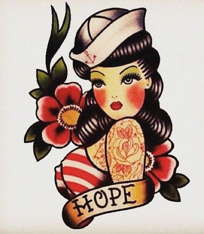 Pin Up Girl Tattoos 180
