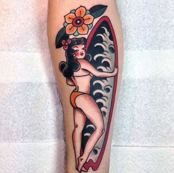 Pin Up Girl Tattoos 21