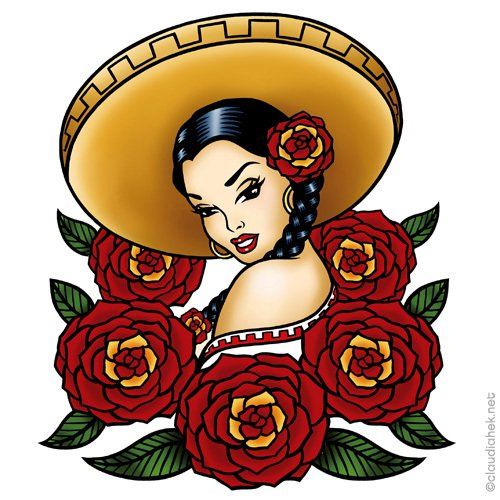 Pin Up Girl Tattoos 3