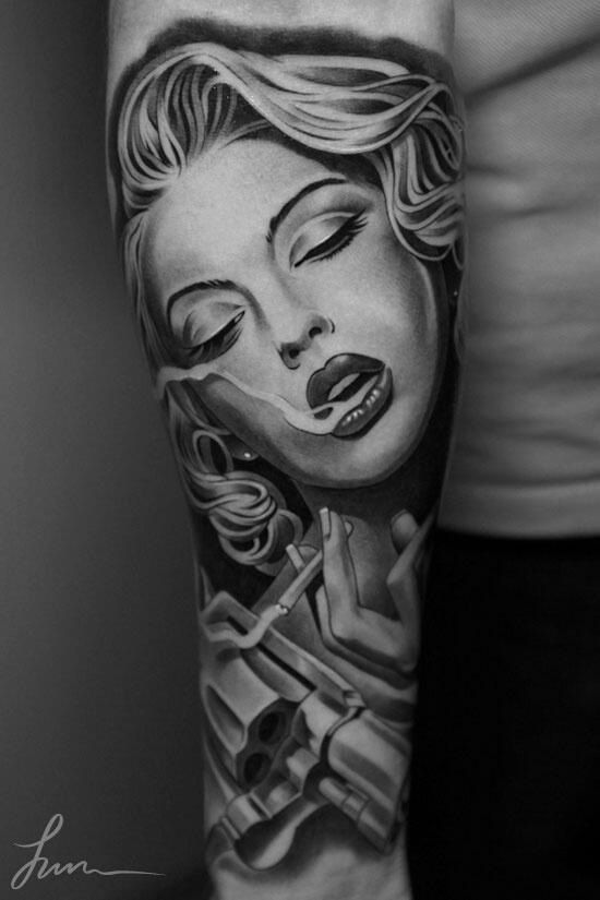 Pin Up Girl Tattoos 35