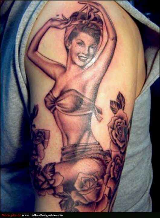 Pin Up Girl Tattoos 42